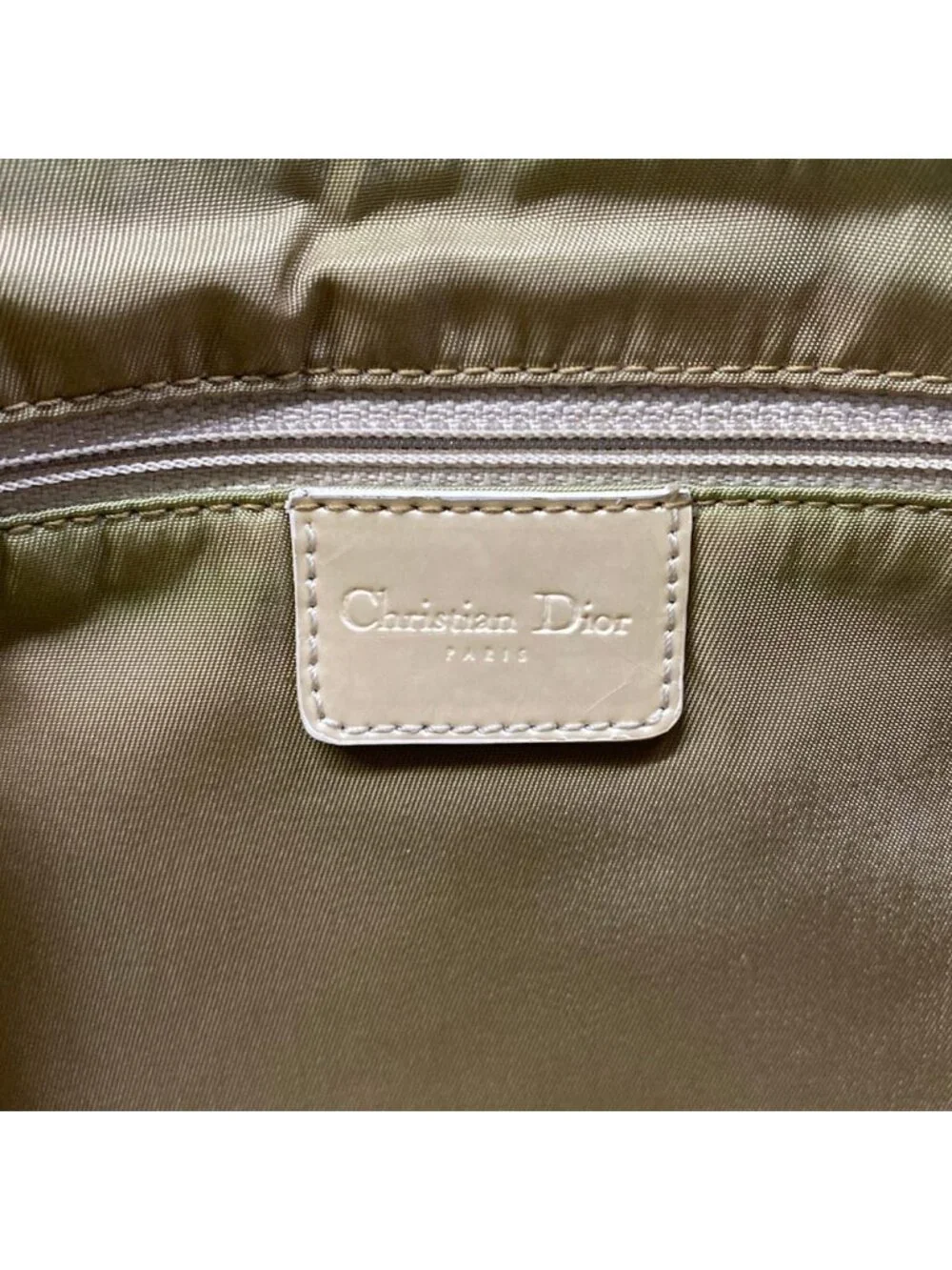 Dior Shoulder Bag Maris Pearl Beige Leather